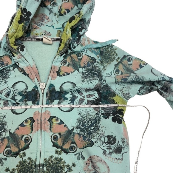 ARITZIA TNA Butterfly blue Zip UP Hoodie Size S - Picture 13 of 15